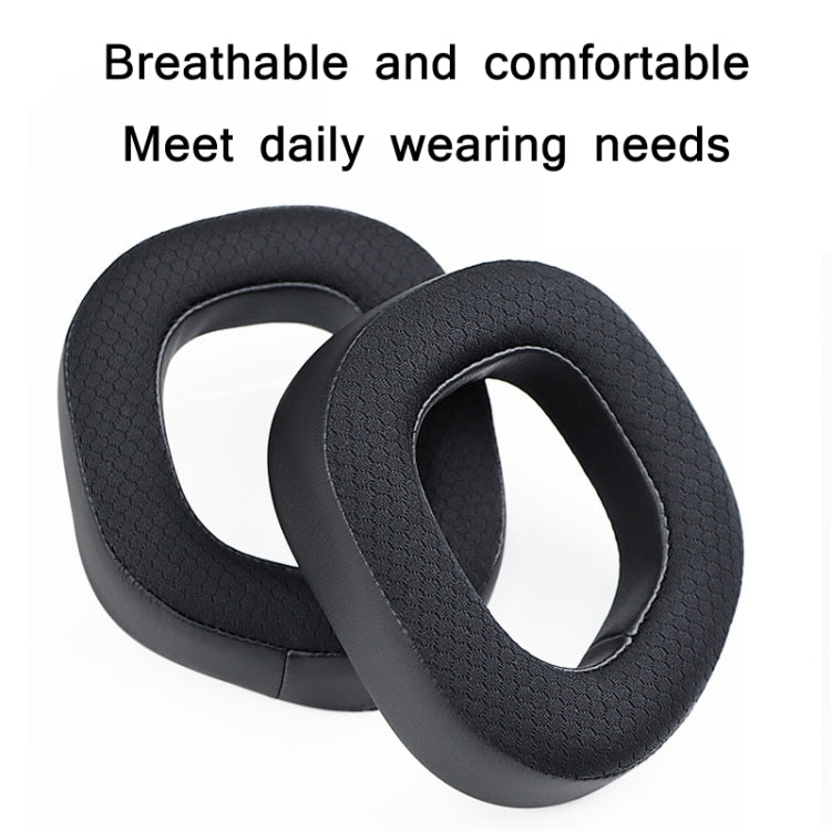 2 PCS RGB Headest Sponge Cover Earmuffs For Corsair HS80(Full Mesh) - Earmuff & Pad by PMC TechLife | Online Shopping South Africa | PMC TechLife