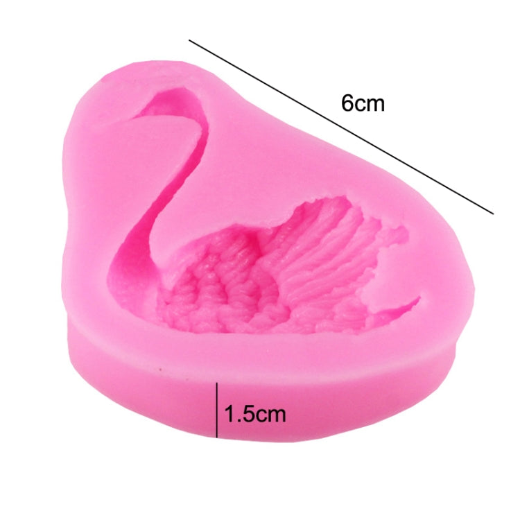 2 PCS Swan Baking Silicone Mould Cake Decorating Mould(Pink) - Food Molds by PMC TechLife | Online Shopping South Africa | PMC TechLife | Buy Now Pay Later Mobicred