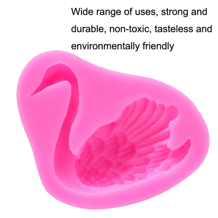 2 PCS Swan Baking Silicone Mould Cake Decorating Mould(Pink) - Food Molds by PMC TechLife | Online Shopping South Africa | PMC TechLife | Buy Now Pay Later Mobicred
