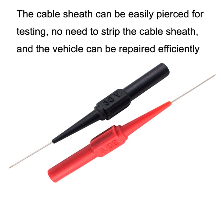 2pcs /Pair Coarse Probe Auto Repair Test Multimeter Pen, Color: Red + Black - Electronic Test by PMC TechLife | Online Shopping South Africa | PMC TechLife | Buy Now Pay Later Mobicred