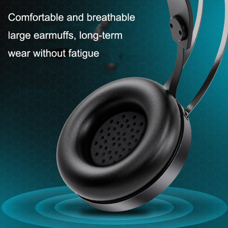 LANGTU M8 Computer Phone Game Wired Headset With Microphone, Cable Length: 1.5m(Black) - free shipping - PMC TechLife - Order now!