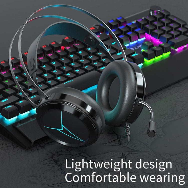 LANGTU M8 Computer Phone Game Wired Headset With Microphone, Cable Length: 1.5m(Black) - free shipping - PMC TechLife - Order now!