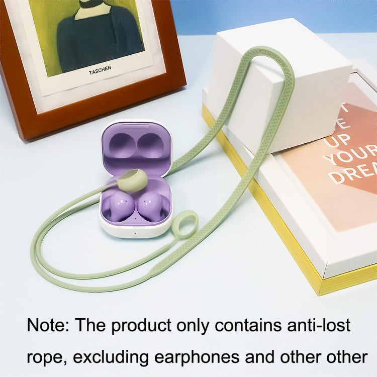 2 PCS Bluetooth Earphone Silicone Anti-Lost Cord For Samsung Glaxy Buds 2(Night Light Taro Purple) - Anti-lost & Holder by PMC TechLife | Online Shopping South Africa | PMC TechLife
