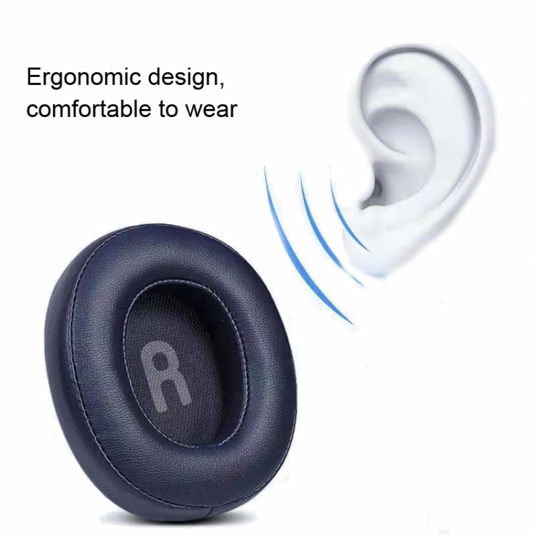 1 Pair Headphone Cover Earmuffs  for JBL TUNE700 T750BTNC  T700BT(Blue Protein Leather) - Earmuff & Pad by PMC TechLife | Online Shopping South Africa | PMC TechLife