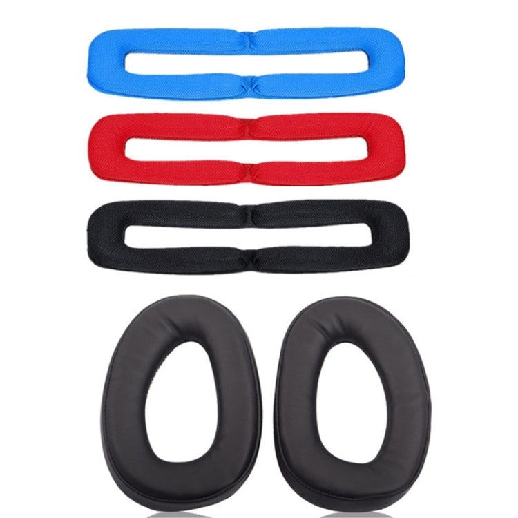 2 PCS Headphone Sleeve Cover for Sennheiser GSP300 GSP370 GSP350,Style: Protein Skin - Earmuff & Pad by PMC TechLife | Online Shopping South Africa | PMC TechLife