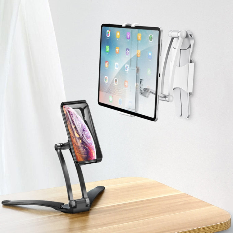 PB-41E Desktop Phone Tablet Lazy Folding Stand(Black) - Lazy Bracket by PMC TechLife | Online Shopping South Africa | PMC TechLife