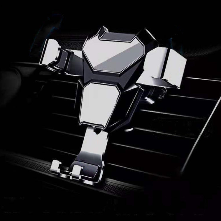 Universal Metal Gravity Car Phone Holder(Grey) - Car Holders by PMC TechLife | Online Shopping South Africa | PMC TechLife