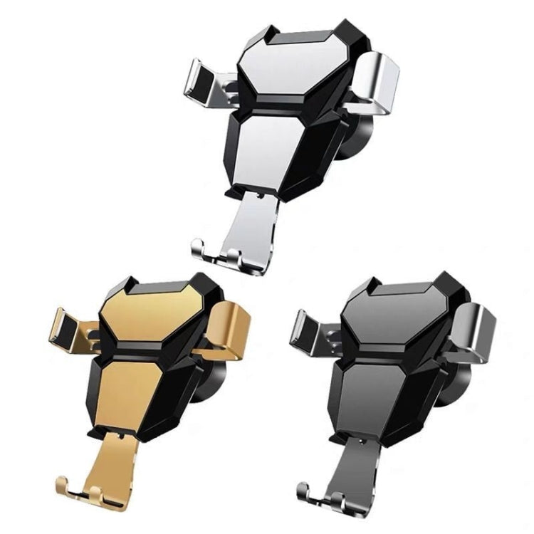 Universal Metal Gravity Car Phone Holder(Grey) - Car Holders by PMC TechLife | Online Shopping South Africa | PMC TechLife