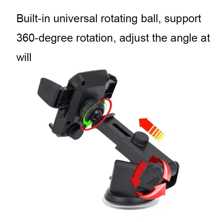 Multifunctional Telescopic Car Phone Holder(Gold) - Car Holders by PMC TechLife | Online Shopping South Africa | PMC TechLife