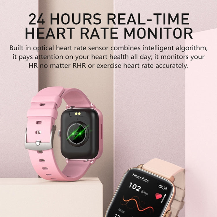 LOANIY Y22 Heart Rate Monitoring Smart Bluetooth Watch, Color: Pink - free shipping - PMC TechLife - Order now!