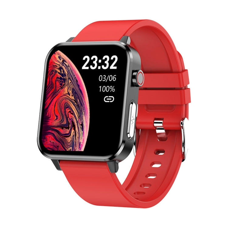 LOANIY E86 1.7 Inch Heart Rate Monitoring Smart Bluetooth Watch, Color: Red - free shipping - PMC TechLife - Order now!