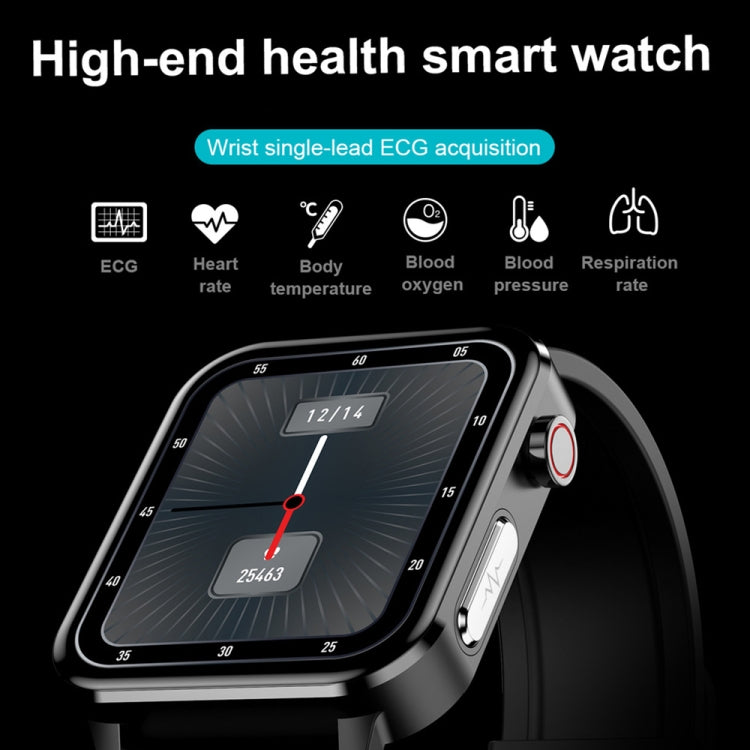 LOANIY E86 1.7 Inch Heart Rate Monitoring Smart Bluetooth Watch, Color: Red - free shipping - PMC TechLife - Order now!