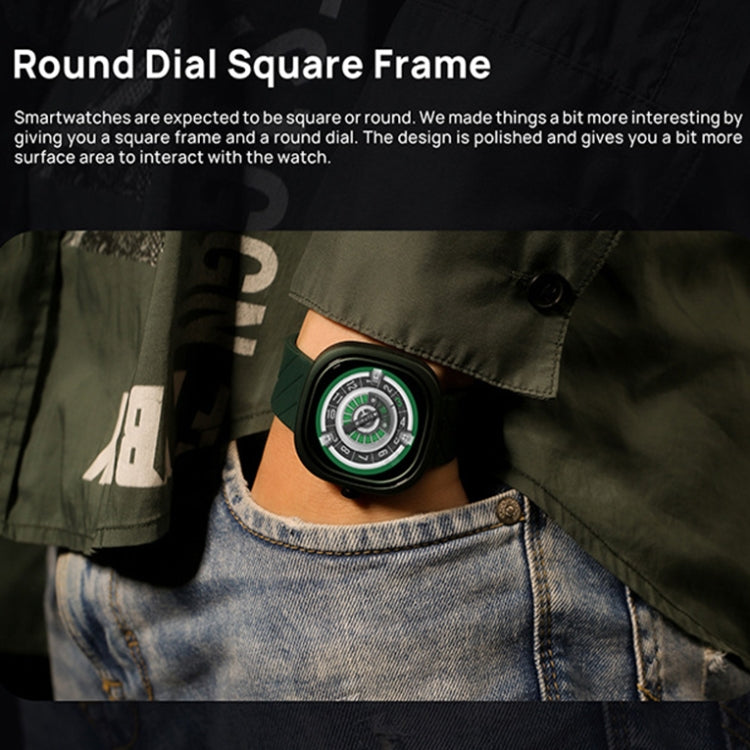 LOANIY G32 1.32 Inch Heart Rate Monitoring Smart Watch(Green) - free shipping - PMC TechLife - Order now!