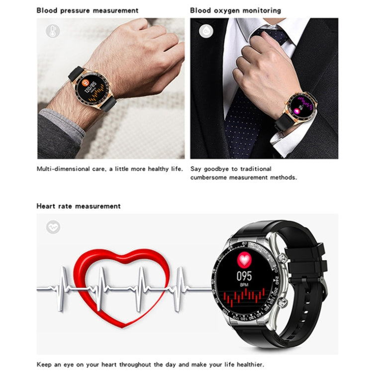 LOANIY E18 Pro Smart Bluetooth Calling Watch with NFC Function, Color: Black Silver Steel - free shipping - PMC TechLife - Order now!