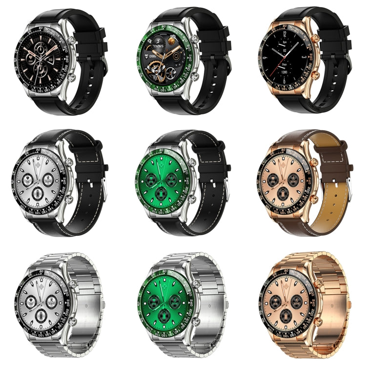 LOANIY E18 Pro Smart Bluetooth Calling Watch with NFC Function, Color: Green Silver Steel - Smart Watches by LOANIY | Online Shopping South Africa | PMC TechLife | Buy Now Pay Later Mobicred