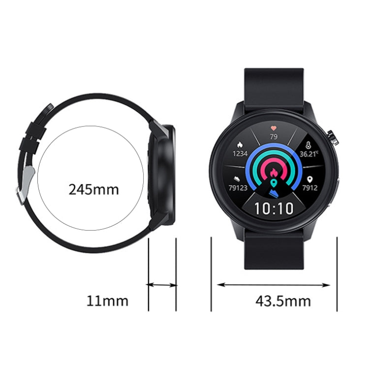 LOANIY E80 1.3 Inch Heart Rate Detection Smart Watch, Color: Red Silicone - free shipping - PMC TechLife - Order now!