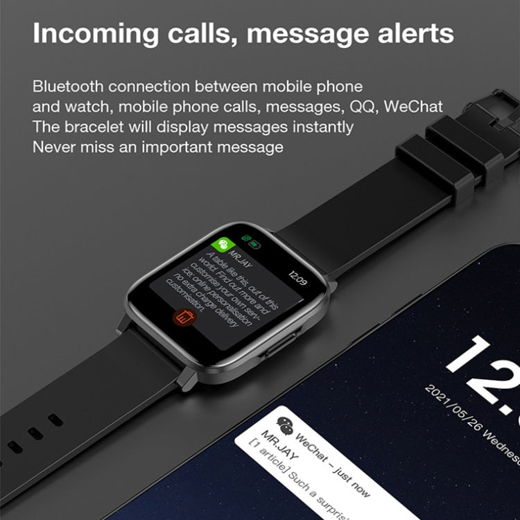 LOANIY F60 1.7 Inch Body Temperature Detection Smart Watch(Blue) - free shipping - PMC TechLife - Order now!