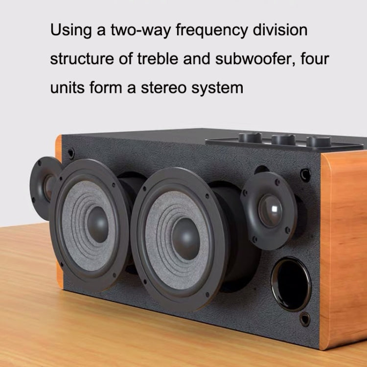 Edifier D12 Wireless Bluetooth Speaker Car Subwoofer Stereo(Wood Grain) - free shipping - PMC TechLife - Order now!