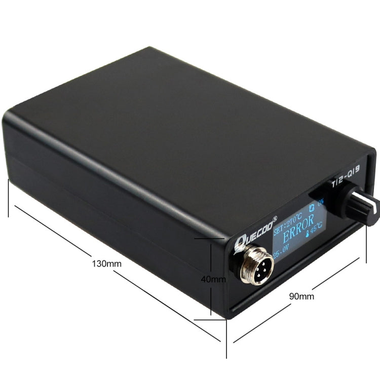 QUECOO 1.3 Inch Display Soldering Station with Handle, Set: US Plug (Q19+P9) - free shipping - PMC TechLife - Order now!