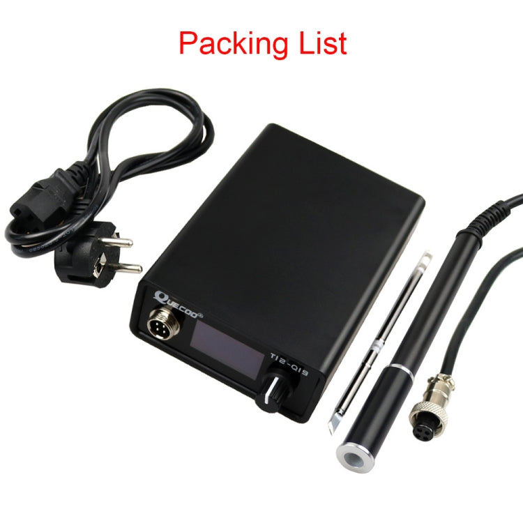 QUECOO 1.3 Inch Display Soldering Station with Handle, Set: US Plug (Q19+907) - free shipping - PMC TechLife - Order now!