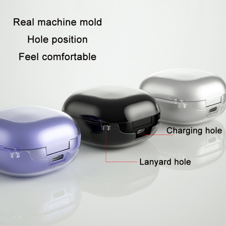 High Transparent TPU Earphone Case For Samsung Galaxy Buds Pro/Live(Black) - Samsung Earphone Case by PMC TechLife | Online Shopping South Africa | PMC TechLife