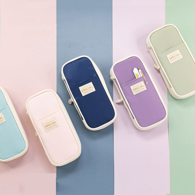 Angoo Macaron Double-layer Retractable Large-capacity Pencil Case Stationery Box(Green) - free shipping - PMC TechLife - Order now!