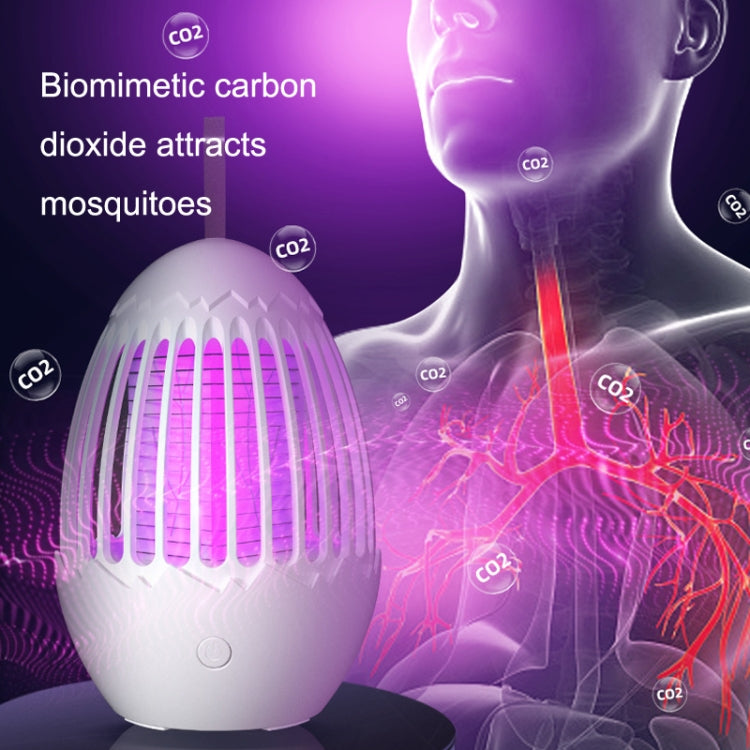 L01 Portable Electric Shock Mosquito Killer Lamp Home Outdoor Photocatalyst Fly Killer(Gray) - free shipping - PMC TechLife - Order now!