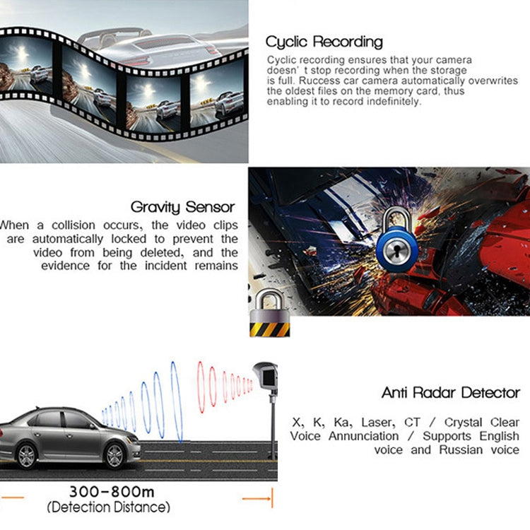 VG3 2 In 1 Electronic Dog Driving Recorder Vehicle Mobile Radar Warning Device - Car DVRs by PMC TechLife | Online Shopping South Africa | PMC TechLife