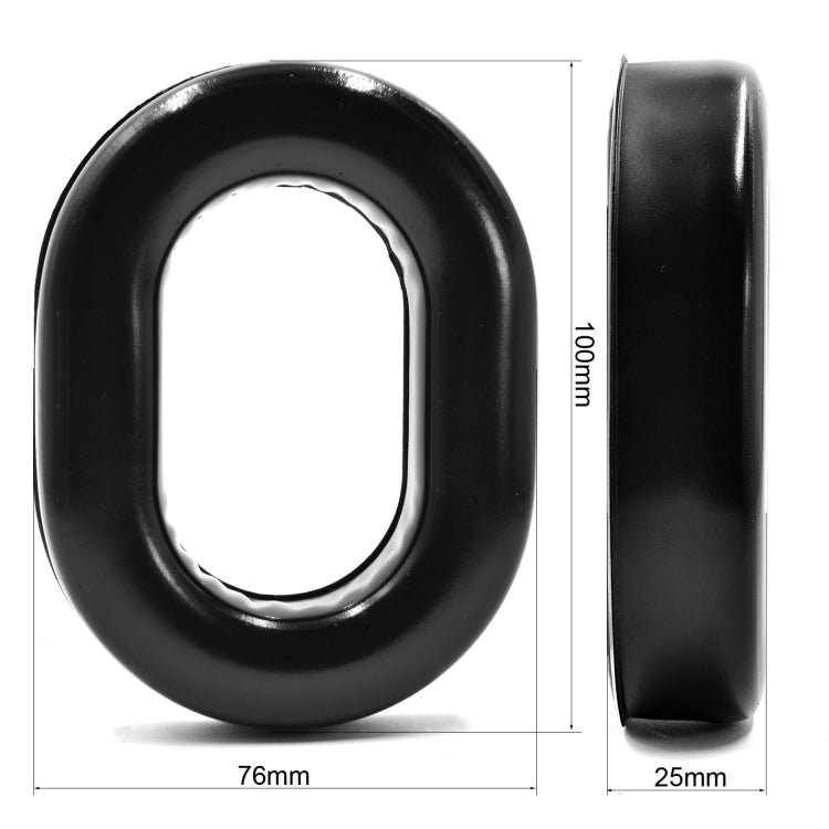2pcs Sound-Isolating Foam Cover Headphone Cover For David Clark H10(Black Gel) - Earmuff & Pad by PMC TechLife | Online Shopping South Africa | PMC TechLife | Buy Now Pay Later Mobicred