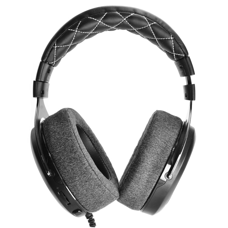1 Pair Earmuffs Earpads  For CORSAIR HS50 Pro HS60 Pro HS70 Pro(Gray Linen + Leather) - Earmuff & Pad by PMC TechLife | Online Shopping South Africa | PMC TechLife