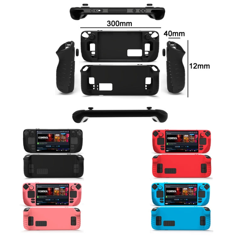 All-Inclusive Silicone Cover With Button Cap For Steam Deck(Blue) - Accessories by PMC TechLife | Online Shopping South Africa | PMC TechLife