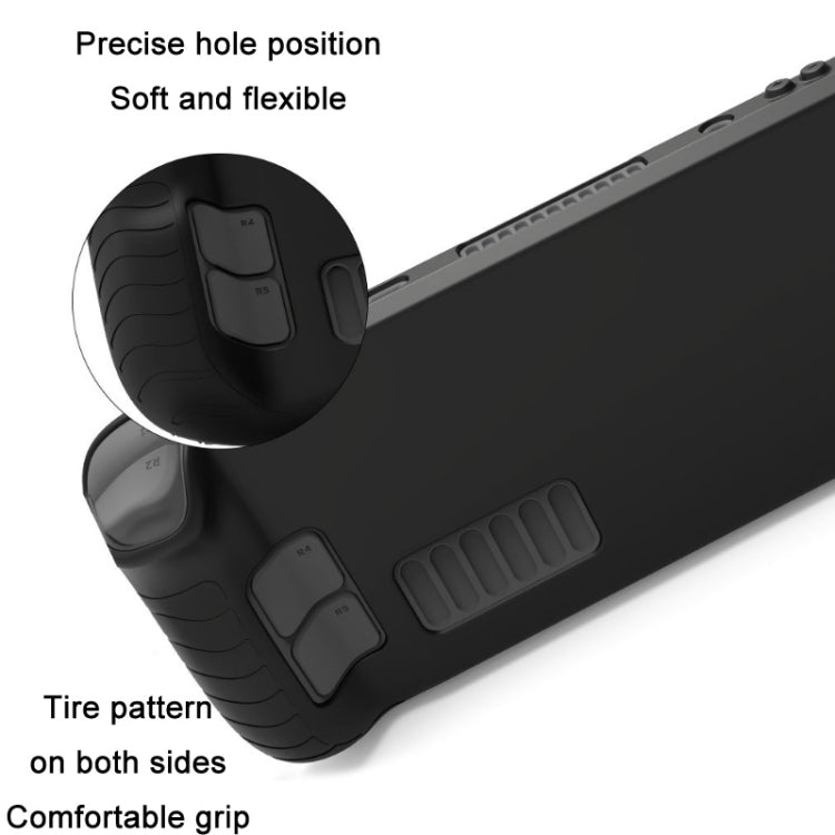 All-Inclusive Silicone Cover With Button Cap For Steam Deck(Black) - Accessories by PMC TechLife | Online Shopping South Africa | PMC TechLife