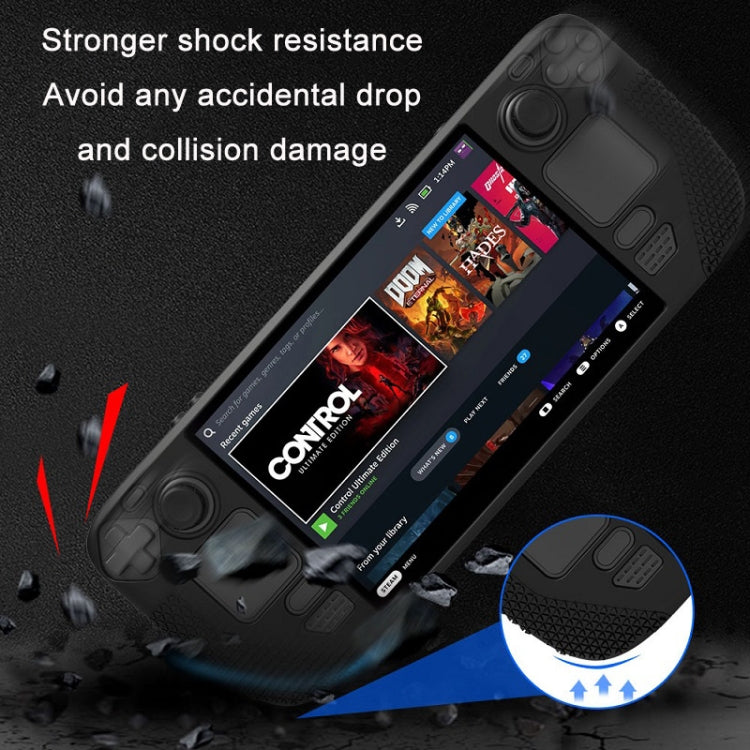 All-Inclusive Silicone Cover With Button Cap For Steam Deck(Red) - free shipping - PMC TechLife - Order now!