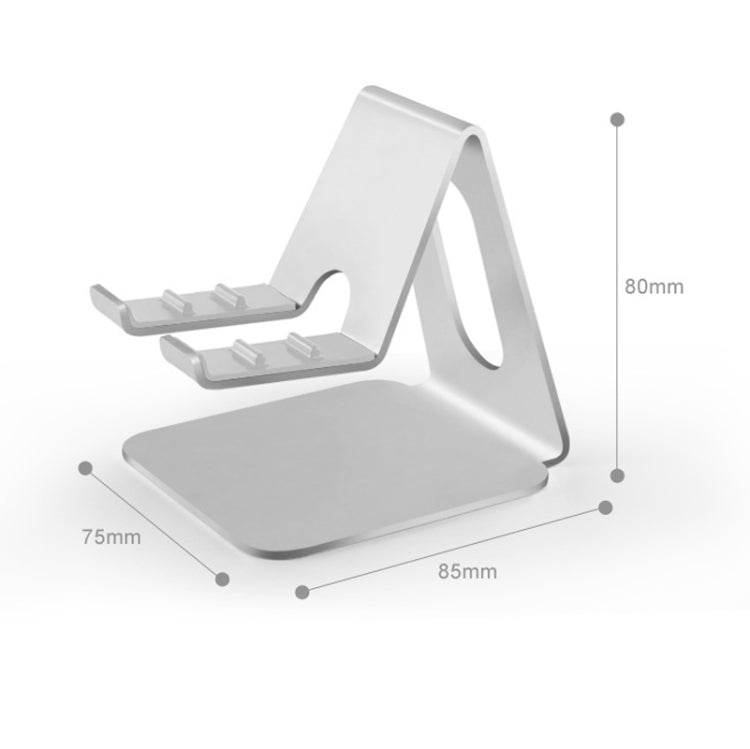 3-gear Adjustable Lazy Metal Mobile Phone Tablet Bracket(Black) - Desktop Holder by PMC TechLife | Online Shopping South Africa | PMC TechLife