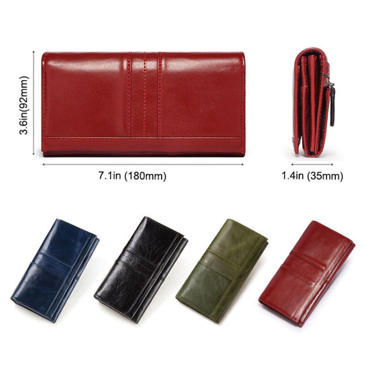 BP806 RFID Anti-Theft Brush Lady Wallet Multi-Card Clutch Bag(Black) - Antimagnetic RFID Package by PMC TechLife | Online Shopping South Africa | PMC TechLife | Buy Now Pay Later Mobicred