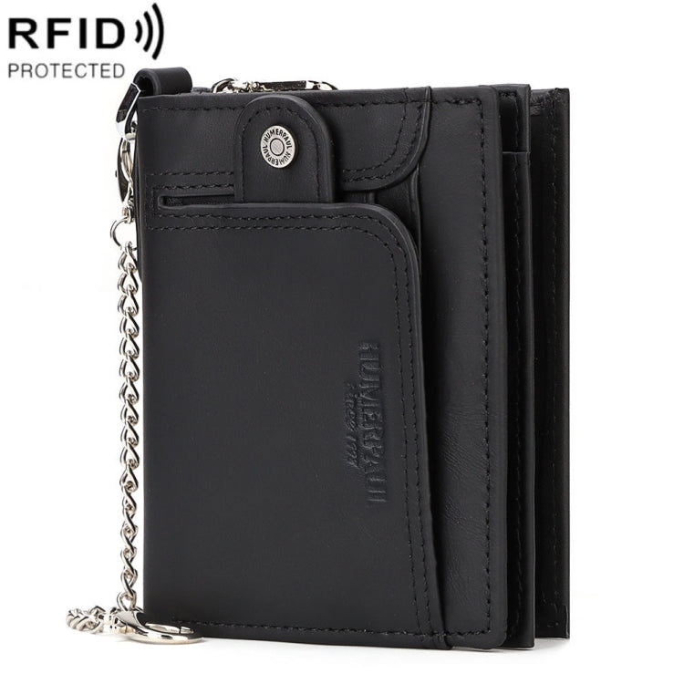 HUMERPAUL BP950 RFID Anti-Magnetic Men Wallet Large Capacity Multi-Card Solt Pocket(Black) - free shipping - PMC TechLife - Order now!
