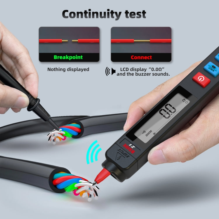 BSIDE Z1 Smart Pen Multimeter Electric Pen Voltage Detector Without Battery (Black) - Digital Multimeter by BSIDE | Online Shopping South Africa | PMC TechLife | Buy Now Pay Later Mobicred