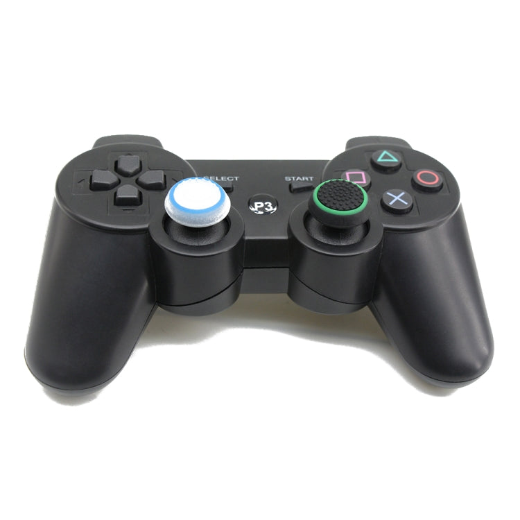 10 PCS Gamepad Silicone Luminous Button Cap Rocker Cap For PS5/PS4/PS3/ONE/360/PRO/series X/S(Black Light Blue) - Cases by PMC TechLife | Online Shopping South Africa | PMC TechLife