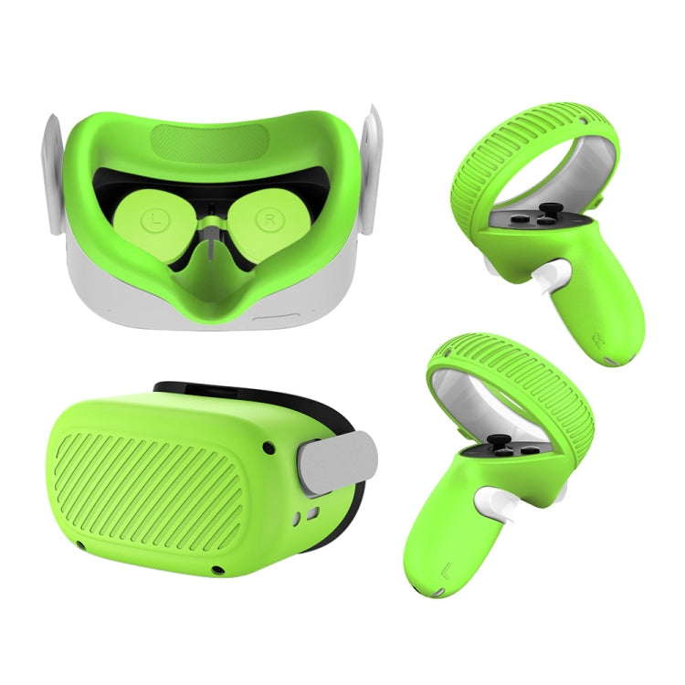 VR Glasses Lens Shell Handle Protective Case For Oculus Quest 2(Green) - VR Accessories by PMC TechLife | Online Shopping South Africa | PMC TechLife