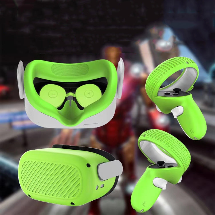VR Glasses Lens Shell Handle Protective Case For Oculus Quest 2(Green) - VR Accessories by PMC TechLife | Online Shopping South Africa | PMC TechLife