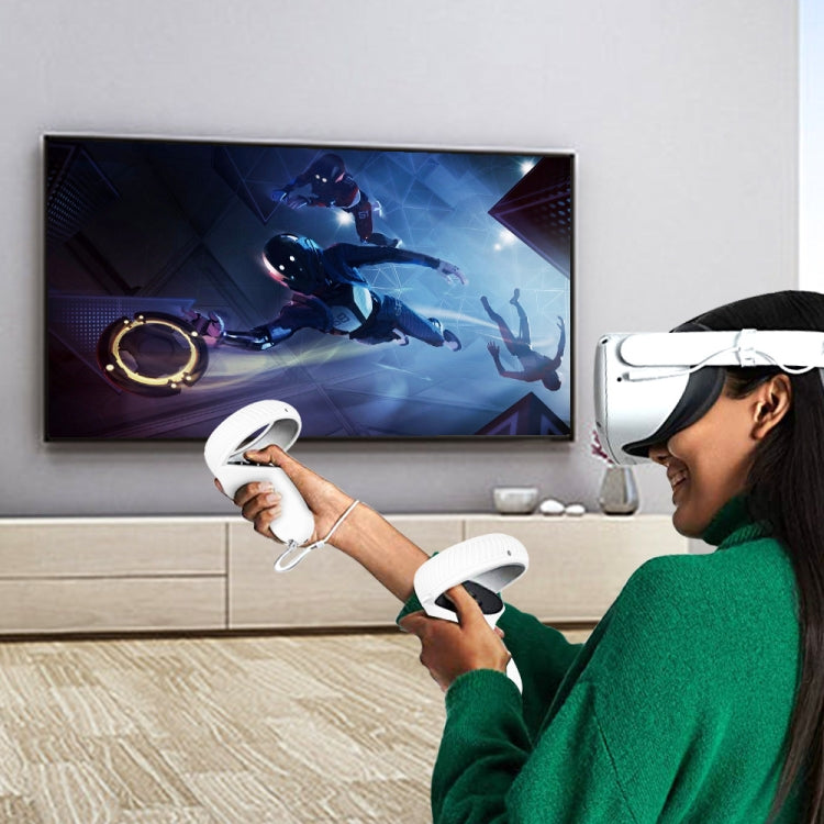 VR Glasses Lens Shell Handle Protective Case For Oculus Quest 2(Green) - VR Accessories by PMC TechLife | Online Shopping South Africa | PMC TechLife