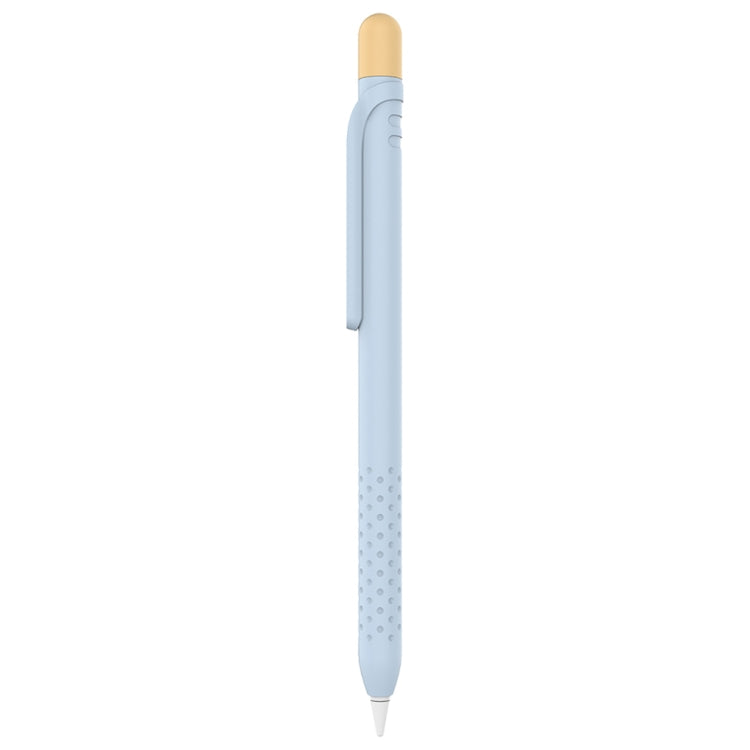 CY152 Magnetic Silicone Storage Colorblock Pen Holder For Apple Pencil 1(Light Blue) - Pencil Accessories by PMC TechLife | Online Shopping South Africa | PMC TechLife