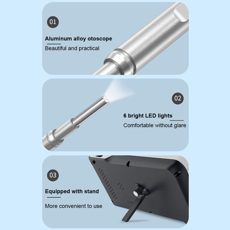 TESLONG MS450 4.5 inch HD Smart Screen Otoscope with 32GB Memory Card - Ear Care Tools by PMC TechLife | Online Shopping South Africa | PMC TechLife | Buy Now Pay Later Mobicred