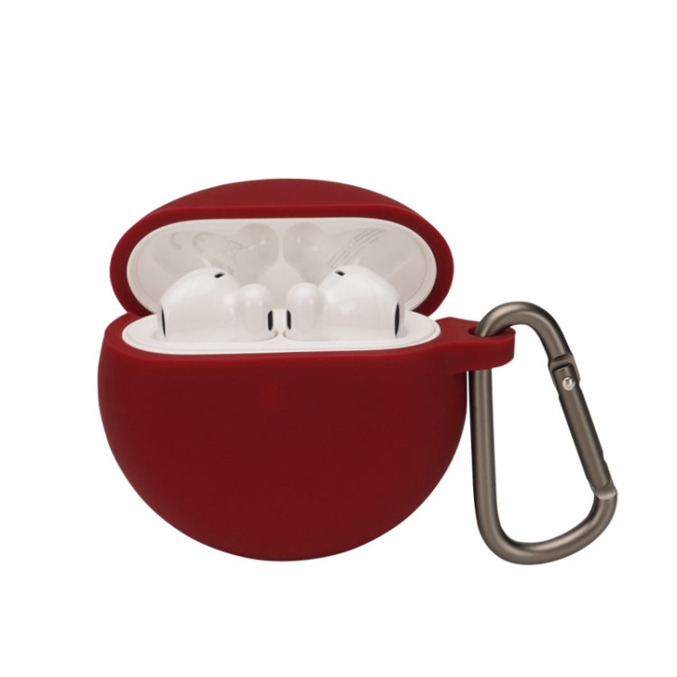 Silicone Bluetooth Earphone Cover For Huawei FreeBuds 4E(Wine Red) - Huawei Earphone Case by PMC TechLife | Online Shopping South Africa | PMC TechLife