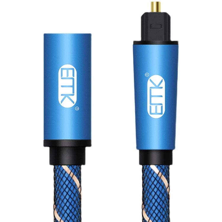 EMK Male To Female SPDIF Paired Digital Optical Audio Extension Cable, Cable Length: 3m (Blue) - free shipping - PMC TechLife - Order now!