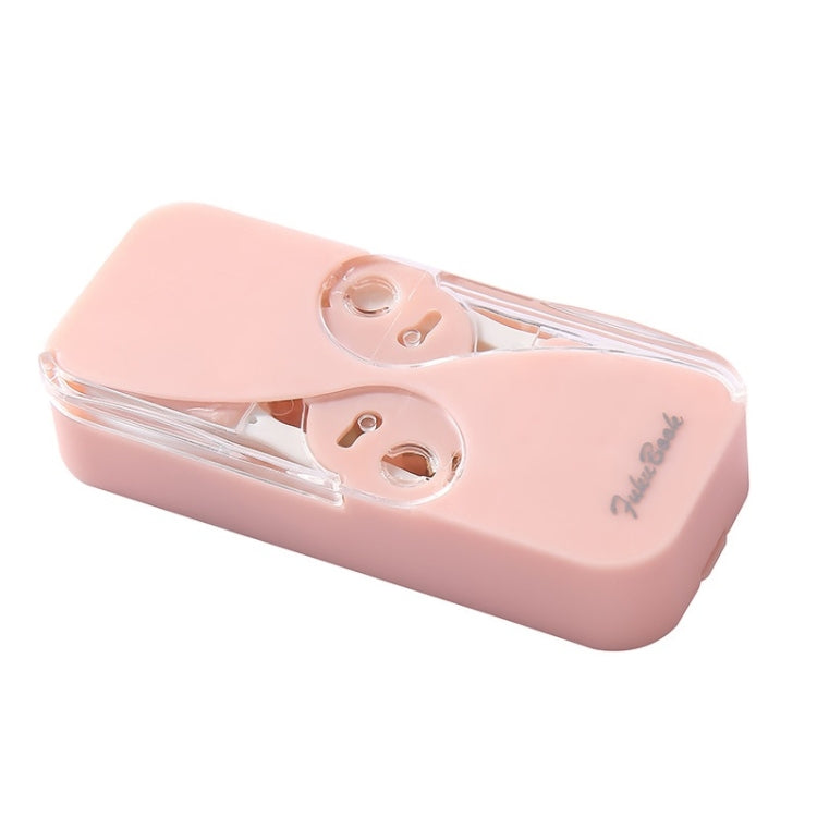 FukuBook Portable Mini Automatic Opening and Closing Floss Storage Box with Floss(Pink) - Oral Irrigators by FukuBook | Online Shopping South Africa | PMC TechLife | Buy Now Pay Later Mobicred