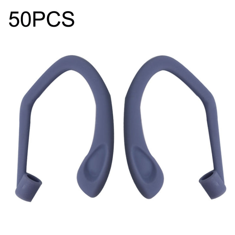50PCS EG40 For Apple Airpods Pro Sports Wireless Bluetooth Earphone Silicone Non-slip Ear Hook(Purple) - Anti-lost & Holder by PMC TechLife | Online Shopping South Africa | PMC TechLife | Buy Now Pay Later Mobicred