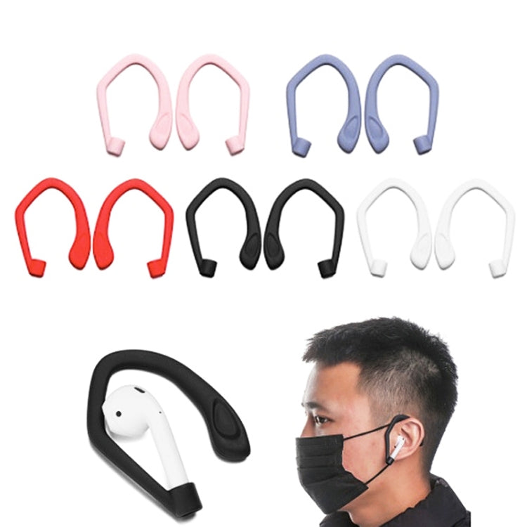 50PCS EG40 For Apple Airpods Pro Sports Wireless Bluetooth Earphone Silicone Non-slip Ear Hook(White) - Anti-lost & Holder by PMC TechLife | Online Shopping South Africa | PMC TechLife