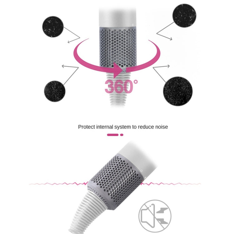 2 PCS Outer Cover Dust Filter for Dyson Hair Dryer HD01/HD03/HD08(Grey) - Dyson Accessories by PMC TechLife | Online Shopping South Africa | PMC TechLife