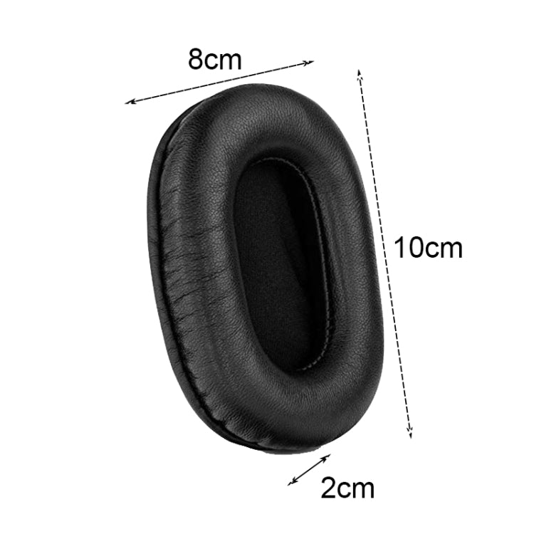 2 PCS Headset Sponge Earmuffs For SONY MDR-7506 / V6 / 900ST, Color: Brown Bright - Earmuff & Pad by PMC TechLife | Online Shopping South Africa | PMC TechLife